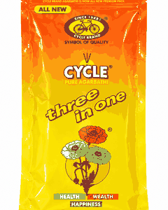 CYCLE THREE IN ONE AGARBATHI 90G