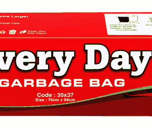 EVERY DAY GARBAGE BAG BLACK 15BAGS