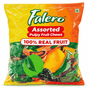 FALERO ASSORTED PULPY FRUIT CHEWS CHOCOLATES 166G