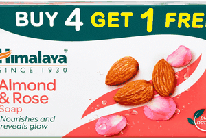 HIMALAYA ALMOND & ROSE SOAP 4*75G