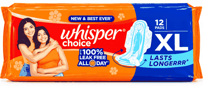 WHISPER CHOICE XL 12PADS
