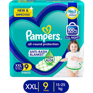 PAMPERS XXL SIZE 9 PANTS