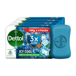 DETTOL ICY COOL SOAP 4*100G