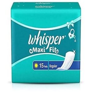 WHISPER MAXI FIT 215MM SIZE 15 PADS