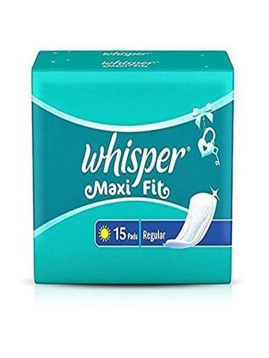 WHISPER MAXI FIT 215MM SIZE 15 PADS