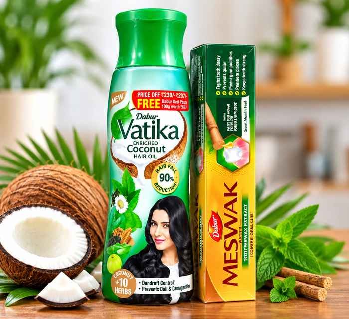 DABUR VATIKA COCONUT HAIR OIL 145ML